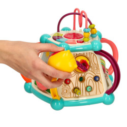 Сензорна играчка куб за деца 7в1