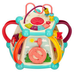 Сензорна играчка куб за деца 7в1