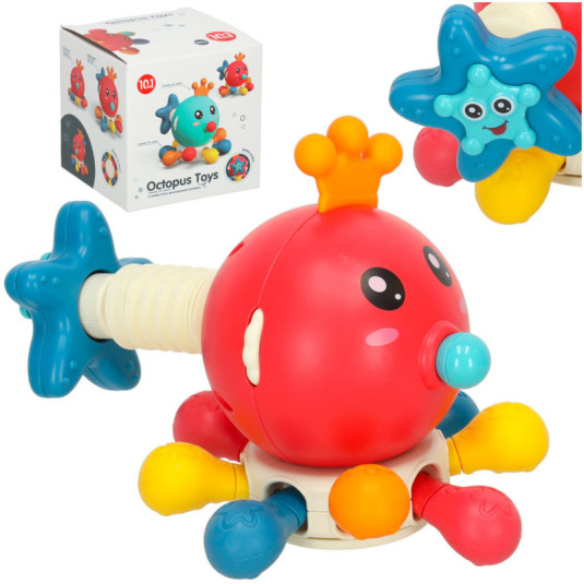 Монтесори сензорна играчка за бебета Октопус