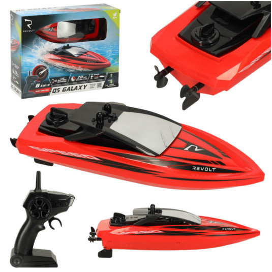 RC лодка с дистанционно управление Revolt Q5 Galaxy, червена