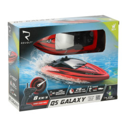 RC лодка с дистанционно управление Revolt Q5 Galaxy, червена