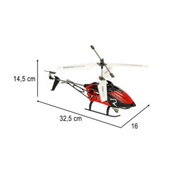 RC хеликоптер с дистанционно управление Revolt S39-1 XL, червен