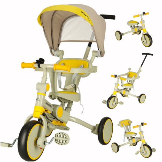 Трицикъл TRIKE FIX V4 жълт