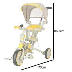 Трицикъл TRIKE FIX V4 жълт