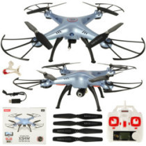 RC дрон SYMA X5HW 2.4 GHz с Wi-Fi камера - син