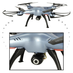 RC дрон SYMA X5HW 2.4 GHz с Wi-Fi камера - син