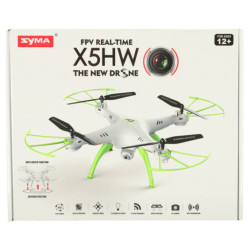 Дрон RC SYMA X5HW с камера Wi-Fi, бял