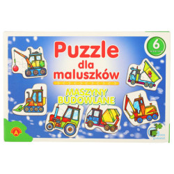 ALEXANDER Пъзел за малки деца - строителни машини 2+