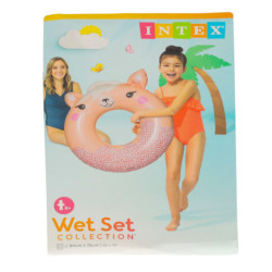 INTEX 59266 Плувно колело животинче розово 6+