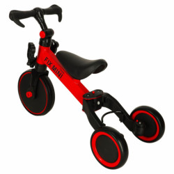 Trojkolka TRIKE FIX MINI CROSS - COUNTRY 3V1 s pedálmi червена