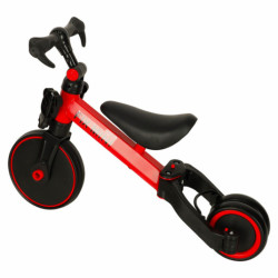 Trojkolka TRIKE FIX MINI CROSS - COUNTRY 3V1 s pedálmi червена
