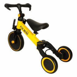 Триколка TRIKE FIX MINI CROSS - COUNTRY 3V1 с педали жълта
