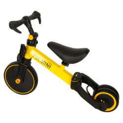 Триколка TRIKE FIX MINI CROSS - COUNTRY 3V1 с педали жълта