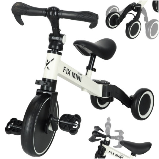 Трициклета TRIKE FIX MINI CROSS - COUNTRY 3V1 с педали бяла