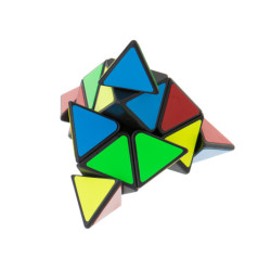 PYRAMINX пъзел игра с кубчета Black MoYu