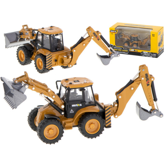 Булдозер с кофа Die-Cast метален модел H-toys 1704 1:50