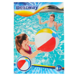 BESTWAY 31021 Плажна цветна надуваема топка 51 см