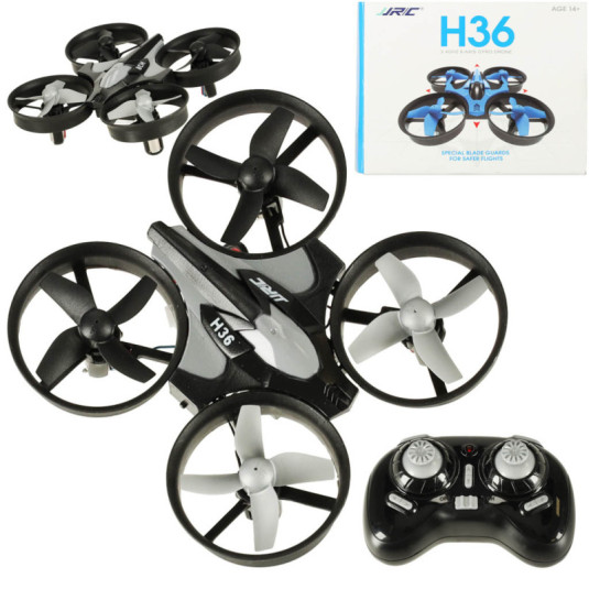 Mini дрон RC JJRC H36 2.4GHz 4CH 6 AXIS – черен