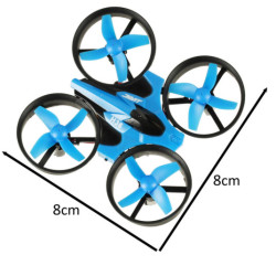 Мини дрон RC JJRC H36 2.4GHz 4CH 6 AXIS – син