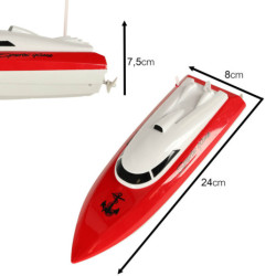 RC лодка 4CH мини CP802 червена