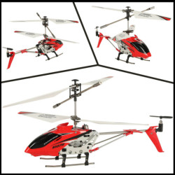 SYMA S107H RC хеликоптер 2,4 GHz RTF червен