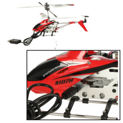 SYMA S107H RC хеликоптер 2,4 GHz RTF червен