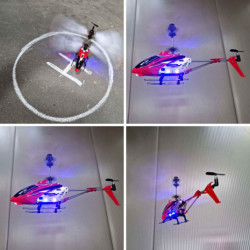 SYMA S107H RC хеликоптер 2,4 GHz RTF червен