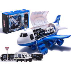 Самолет Transporter + 3 полицейски коли