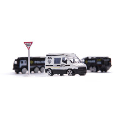 Самолет Transporter + 3 полицейски коли