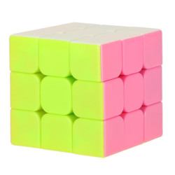 Пъзел игра Куб 3x3 неон 5,65 см