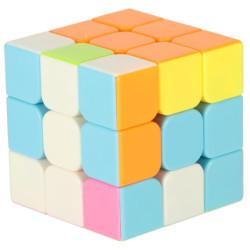 Пъзел игра Куб 3x3 неон 5,65 см
