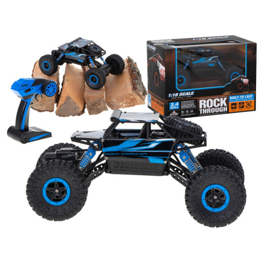 RC кола Rock Crawler 1:18 синя