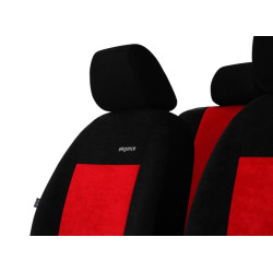 Тапицерия за CITROËN Berlingo 2+1 III (от 2018) Elegance (velour-velour) червена (отп)