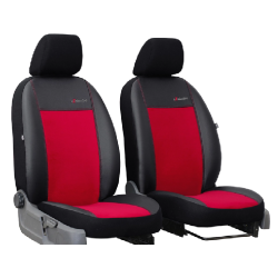 Тапицерия за OPEL VIVARO 1+1 II (2014-2019) Exclusive Alcantara (Alcantara-кожа) червена (опц.)
