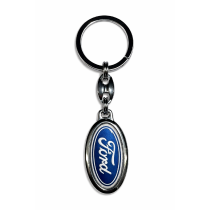 Ключодържател смолен Ford бяла елипса