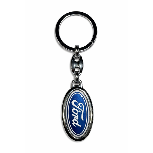 Ключодържател смолен Ford бяла елипса