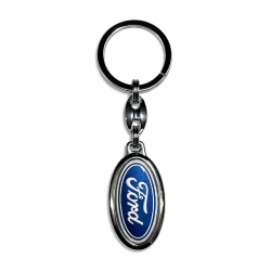 Ключодържател смолен Ford бяла елипса