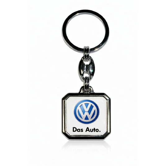 Ключодържател смолен Volkswagen бял