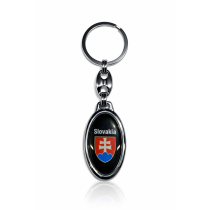 Ключодържател Slovakia черен/елипса