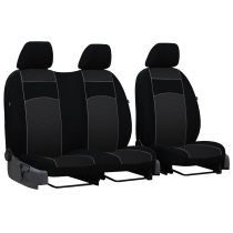 Poťahy pre PEUGEOT PARTNER 2+1 II (2008 -2018) VIP-B3 (textil) 1.model (vyp)