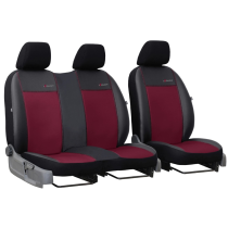 Калъфи за VOLKSWAGEN VW T4 2+1 (1989-2003) Exclusive Leather (кожа) бордо (опция)