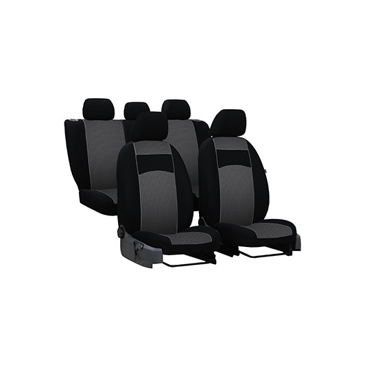 Poťahy pre VOLKSWAGEN GOLF PLUS II VI (2008-2012) VIP-B3 (textil) 2. model (vyp)