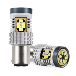 LED крушки CANBUS 3020 24SMD 1157 BAY15D P21/5W Бял 12V/24V