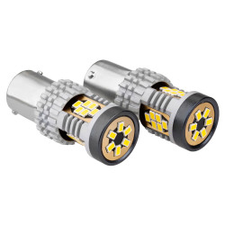 LED крушки CANBUS 3020 24SMD 1157 BAY15D P21/5W Бял 12V/24V