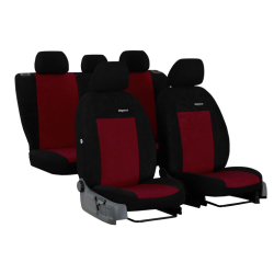 Poťahy pre PEUGEOT 207 SW (2006-2013) Elegance (velour-velour) bordová (vyp)