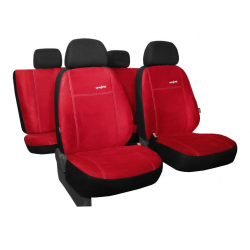 Poťahy pre SEAT LEON II (2005-2012) Comfort (Alcantara) červená (vyp)