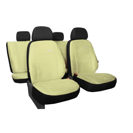 Poťahy pre SUZUKI SPLASH (2008-2015) Comfort (Alcantara) béžová (vyp)