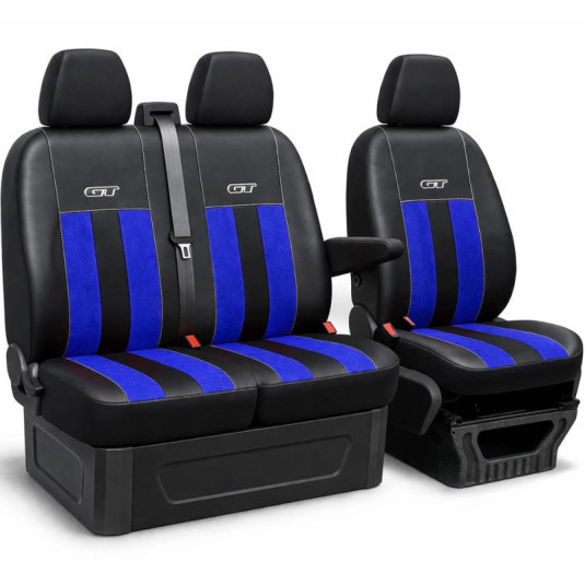 Покривала за автомобил PEUGEOT BOXER 2+1 II (2006–2014) GT от алкантара и екокожа