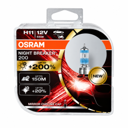 OSRAM NIGHT BREAKER LASER +200% H11 12V 55W