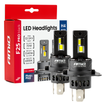 LED лампи за фарове Серия F25 PRO BLACK FULL CANBUS H3 68W 12V 24V
